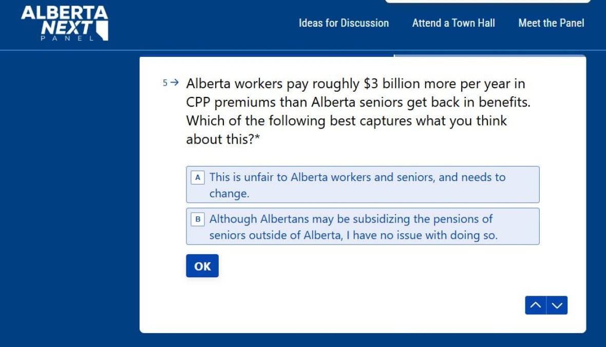 Which 'next' is Danielle Smith's Ottawa-affairs panel steering Alberta toward?