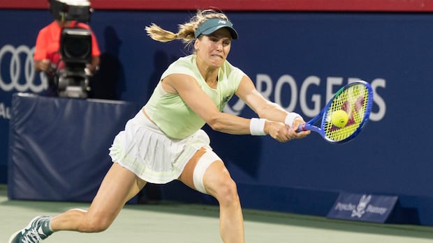 Eugenie Bouchard says goodbye to tennis after hard-fought loss at home