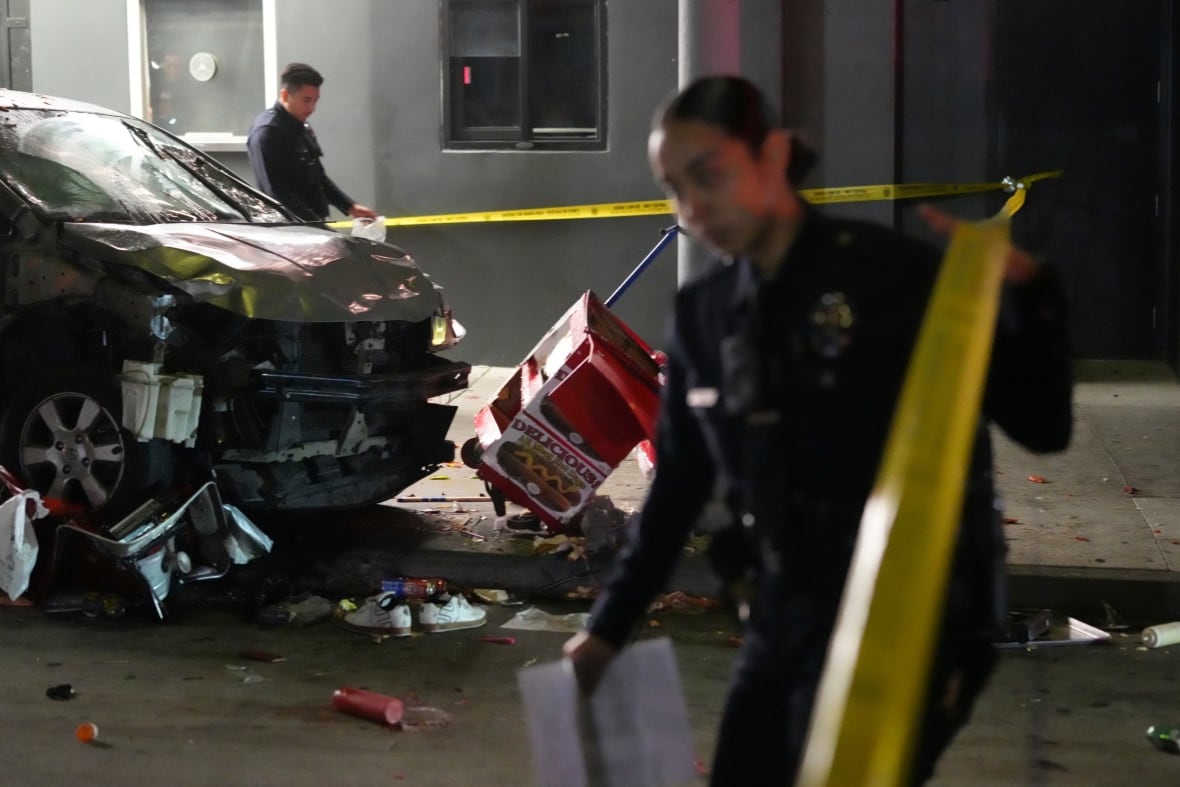 Vehicle strikes people waiting to enter L.A. nightclub, injuring 30