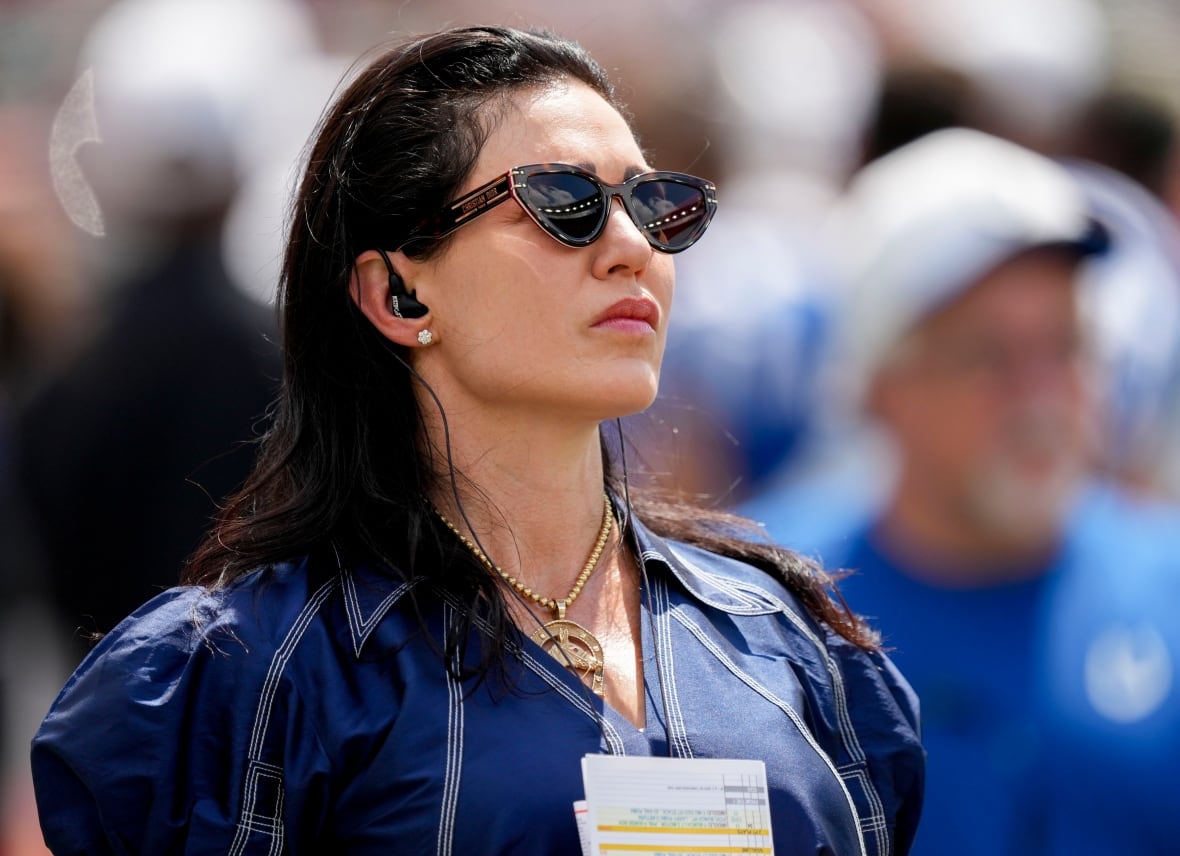 Colts CEO Carlie Irsay-Gordon is going viral. But is it her headset, or that she's a woman?