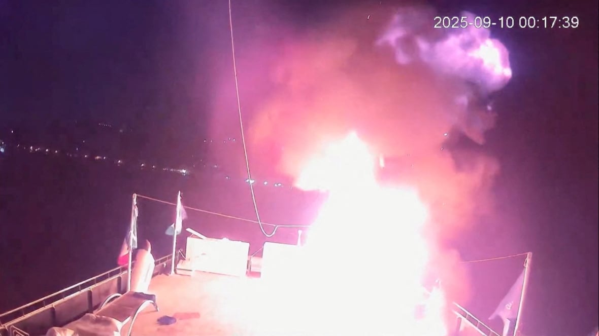 'We expect this,' says Canadian activist as flotilla bound for Gaza reports 2nd attack