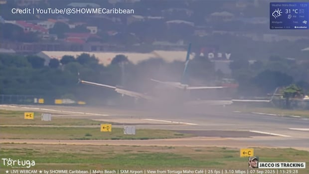 WestJet plane from Toronto makes 'hard landing' in St. Maarten