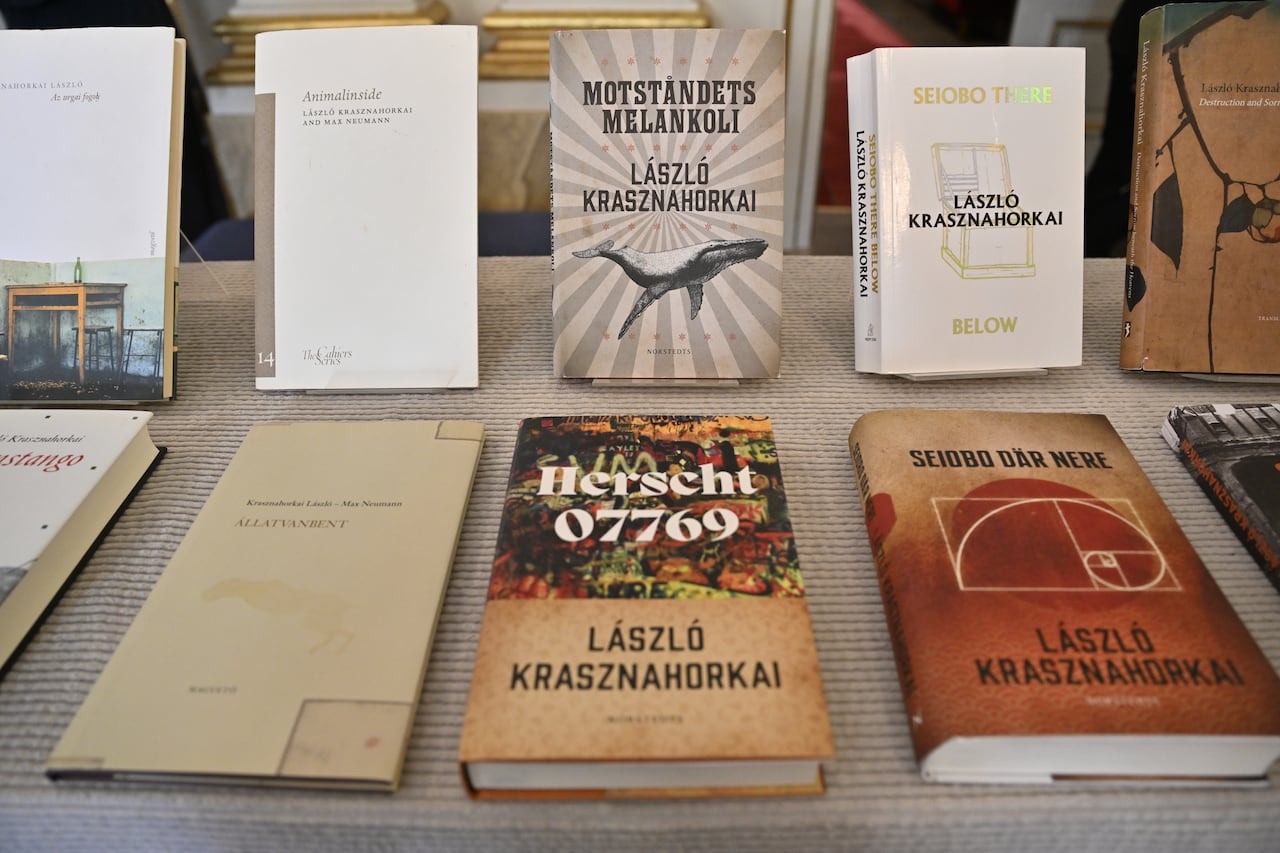 Hungarian writer Laszlo Krasznahorkai awarded the Nobel Prize in Literature