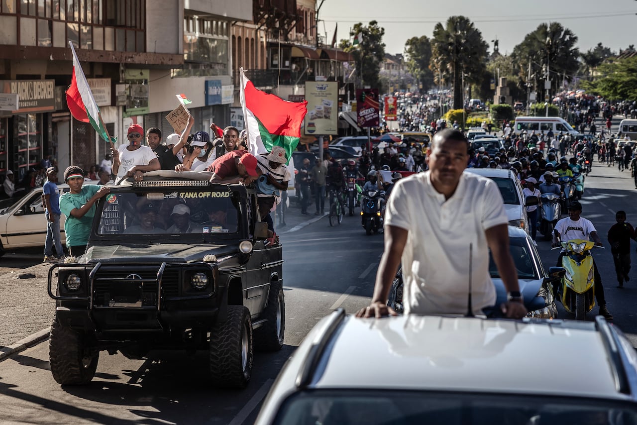 Madagascar's military coup leader says he's the president now