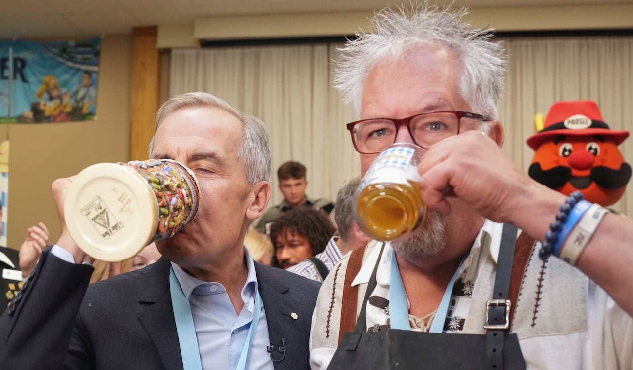 Prime Minister Mark Carney takes in K-W Oktoberfest