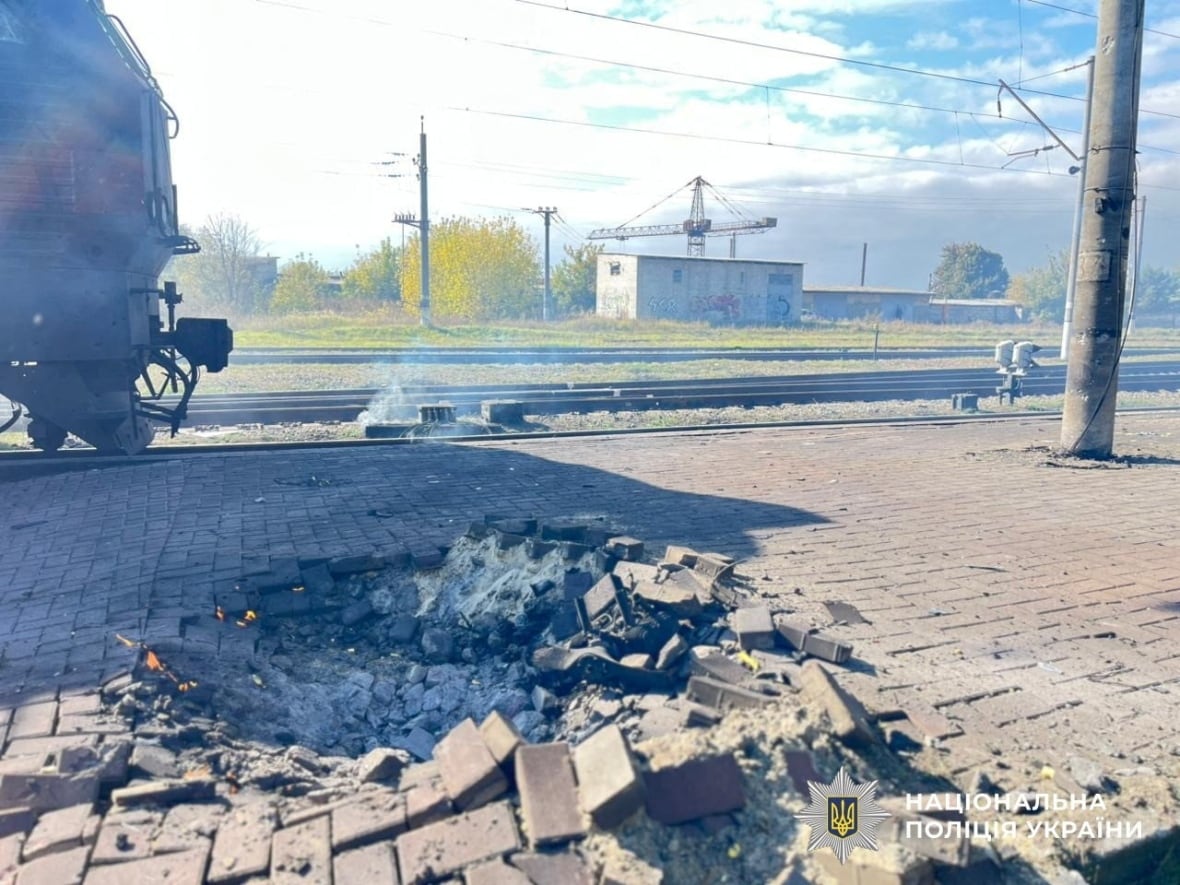 Russian drone strike hits passenger train in Ukraine, killing 1 person and injuring 30
