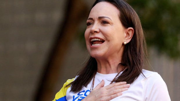 Venezuelan opposition leader Maria Corina Machado awarded the Nobel Peace Prize