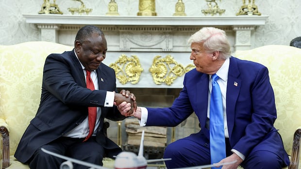 White South Africans to the front of the line as Trump slashes refugee limit