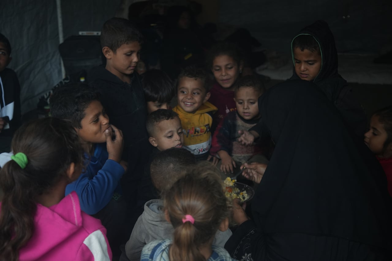 She lost 5 children during the war in Gaza â now sheâs raising 36 grandkids in a tent