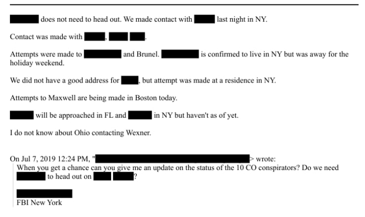 Authorities were hot on the trail of Epstein's co-conspirators. Why weren't they named in the document dump?