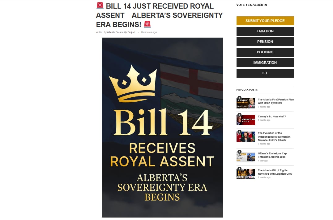 How a UCP bill renewed Alberta separatist bid to force referendum, after court shot it down