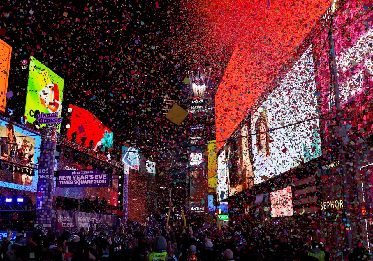 Hereâs what New Yearâs celebrations looked like as the world rang in 2026