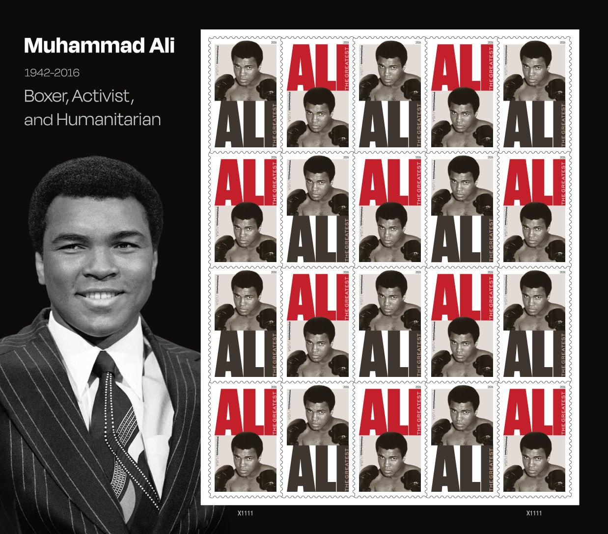 Muhammad Ali once said he wanted to be a postage stamp. Now heâs getting his wish