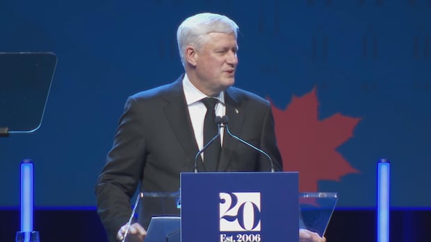 20 years after his 1st election win, Stephen Harper steps back into the spotlight