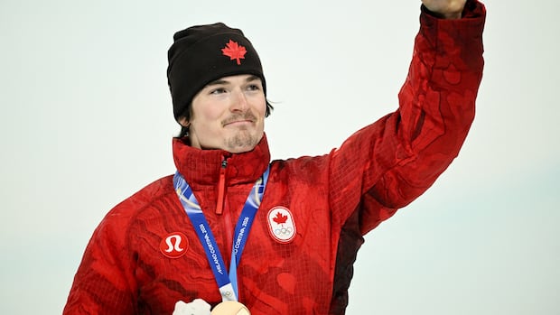 2026 Olympic Games: Canada's Brendan Mackay wins bronze in men's freeski halfpipe
