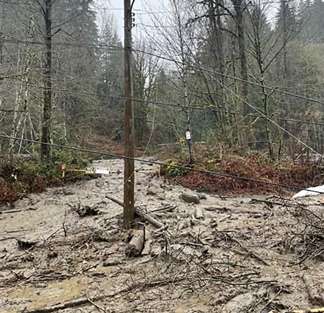 Coquitlam mudslide knocks out power as heaviest rainfall expected on parts of B.C.'s South Coast