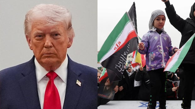 Trump says Iranians are willing to suffer U.S. bombing power plants 'in order to have freedom'