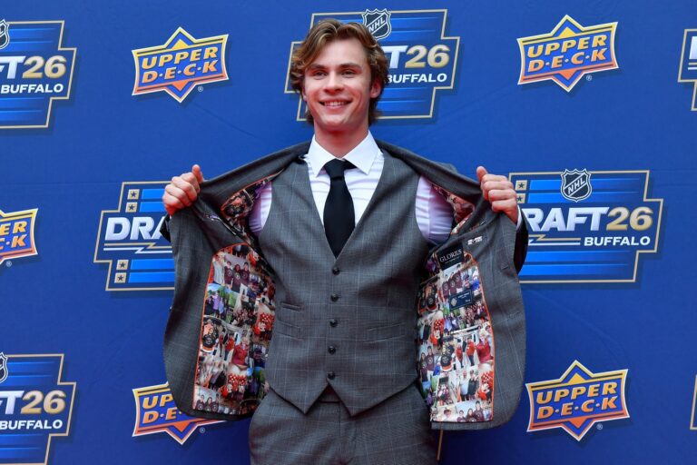 Maple Leafs select Gavin McKenna first overall at NHL draft