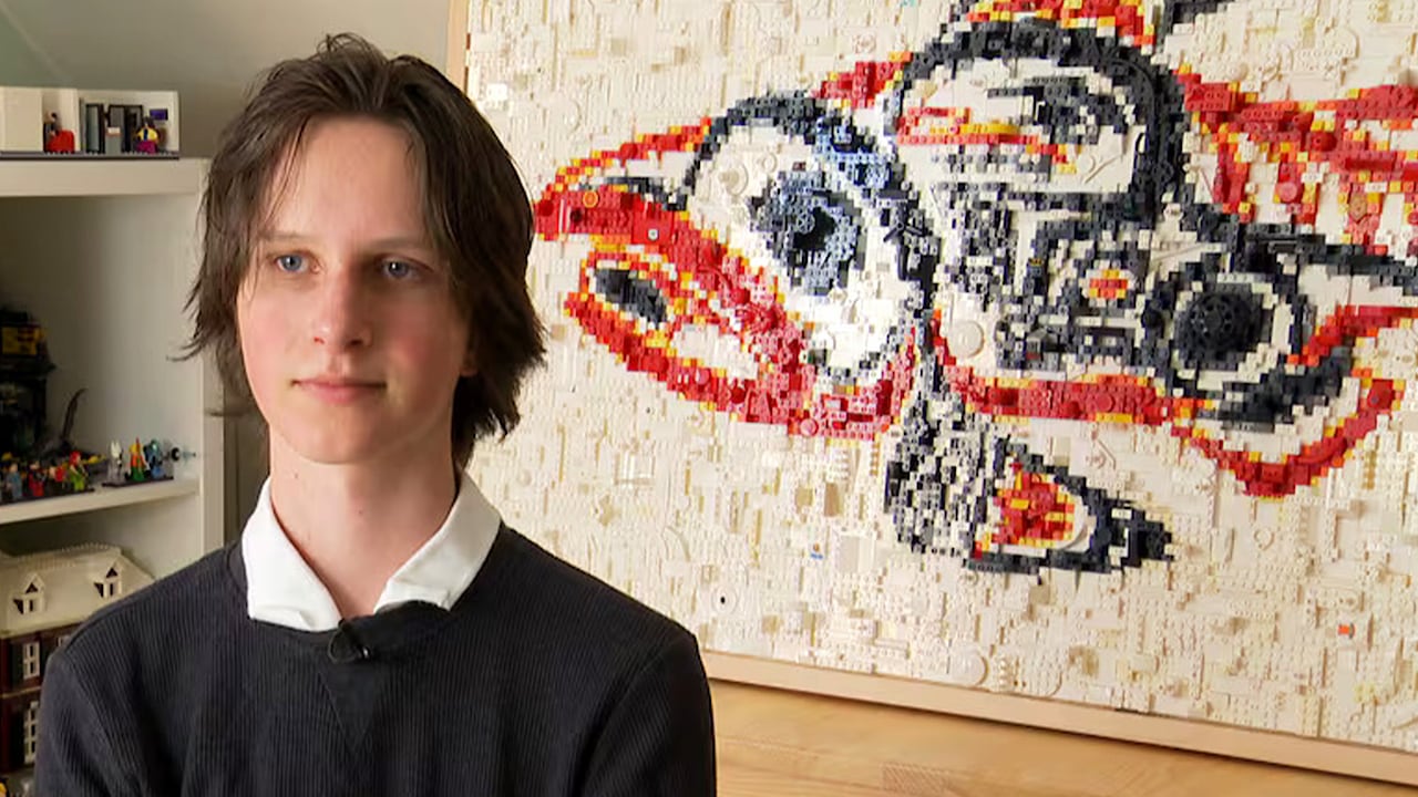 #TheMoment he recreated a famous print with Lego