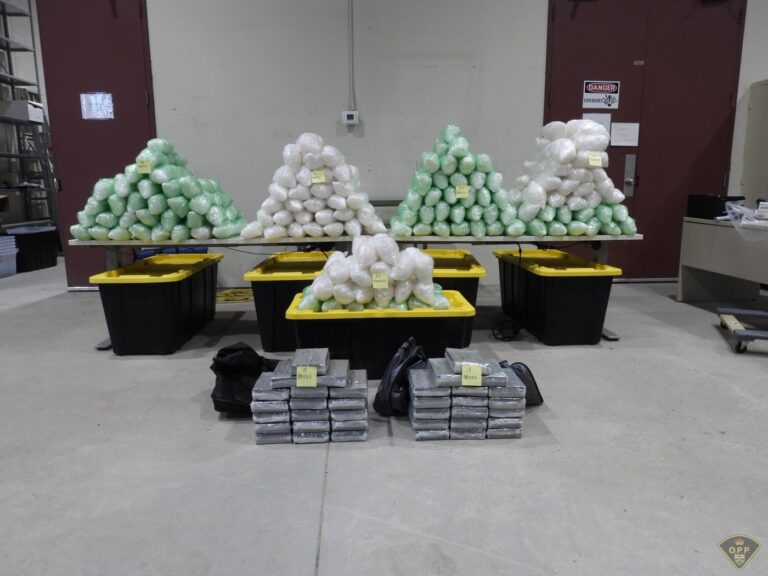 Police in Ontario seize nearly 1.7 tonnes of drugs in cross-border investigation